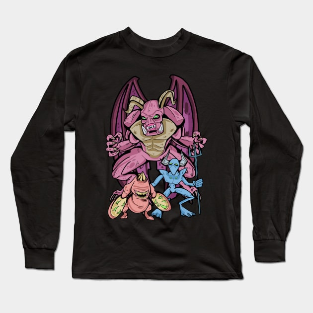 Pitiful creatures! Long Sleeve T-Shirt by ThrashHeavy